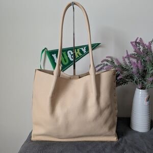 Hammitt Cream Oliver Snap Tote